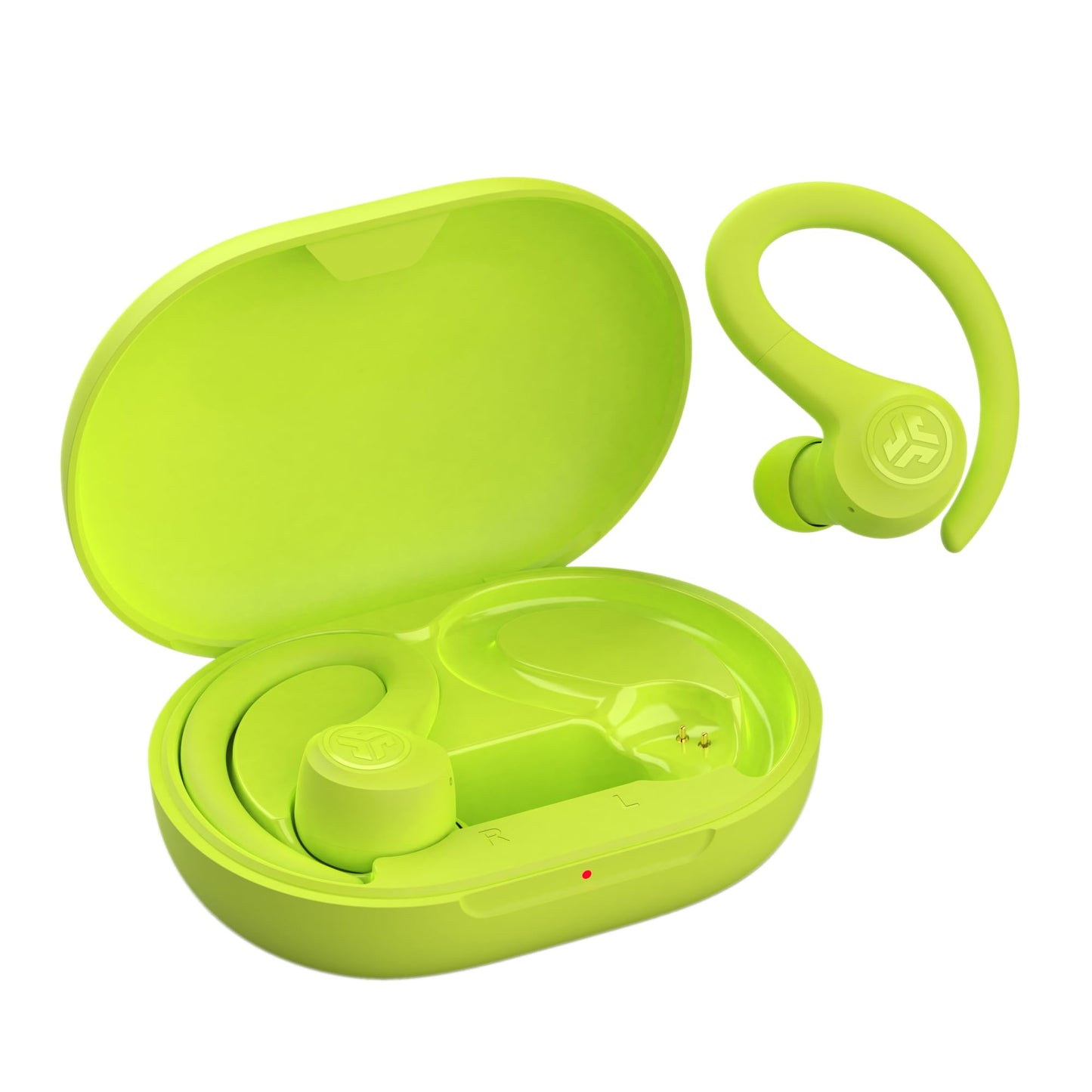 JLab Go Sport+ Wireless Workout Earbuds Featuring C3 Clear Calling, Secure Earhook Sport Design, 32+ Hour Bluetooth Playtime, and 3 EQ Sound Settings (Graphite)