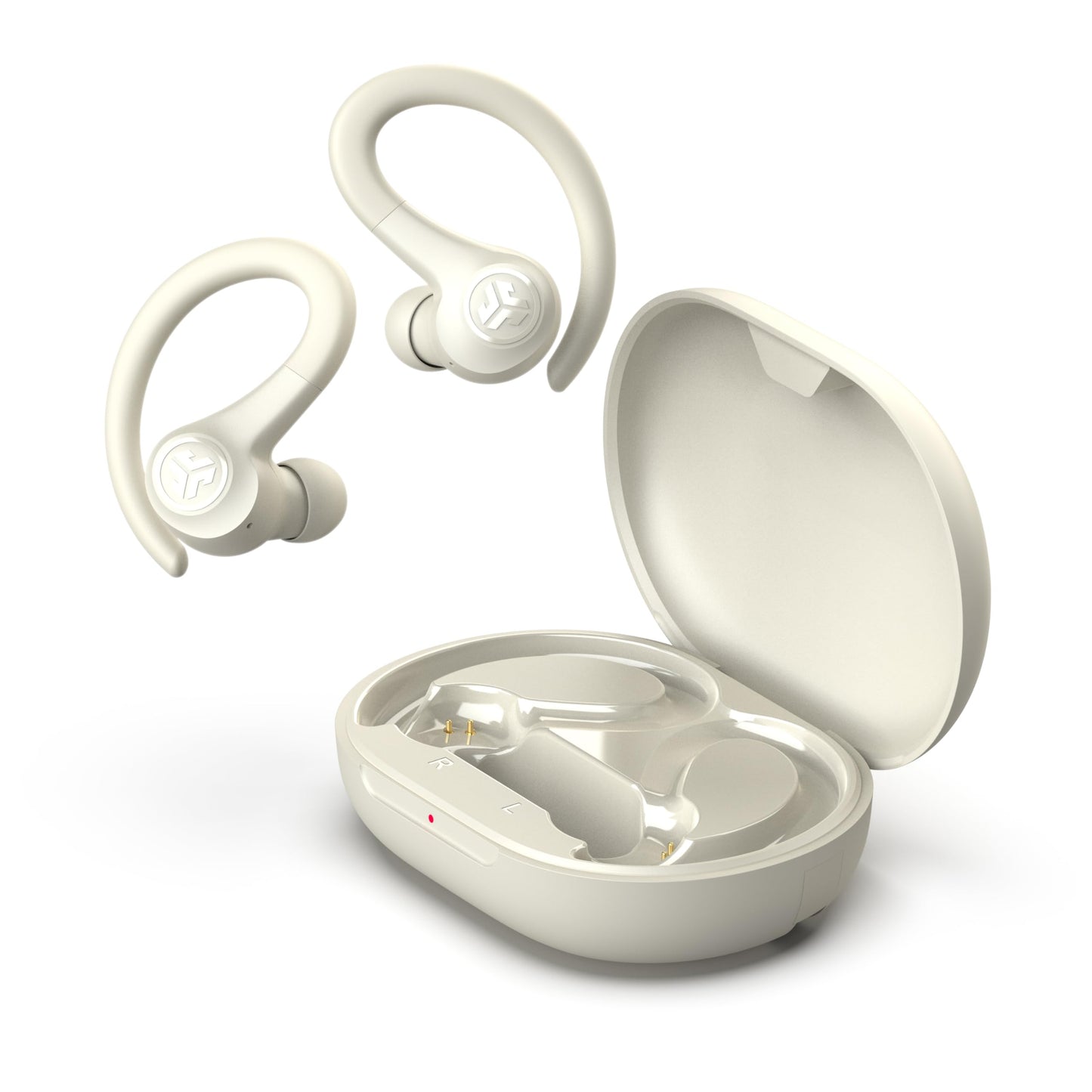 JLab Go Sport+ Wireless Workout Earbuds Featuring C3 Clear Calling, Secure Earhook Sport Design, 32+ Hour Bluetooth Playtime, and 3 EQ Sound Settings (Graphite)