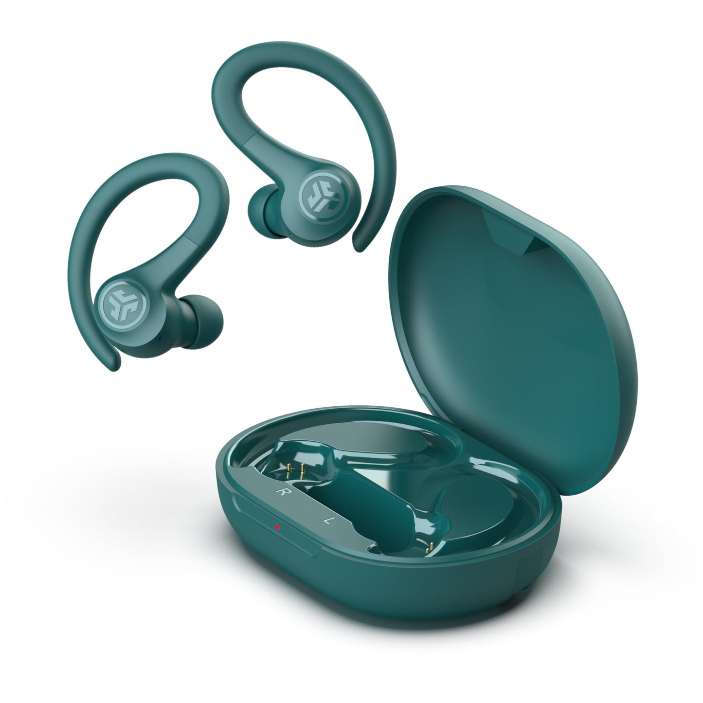 JLab Go Sport+ Wireless Workout Earbuds Featuring C3 Clear Calling, Secure Earhook Sport Design, 32+ Hour Bluetooth Playtime, and 3 EQ Sound Settings (Graphite)