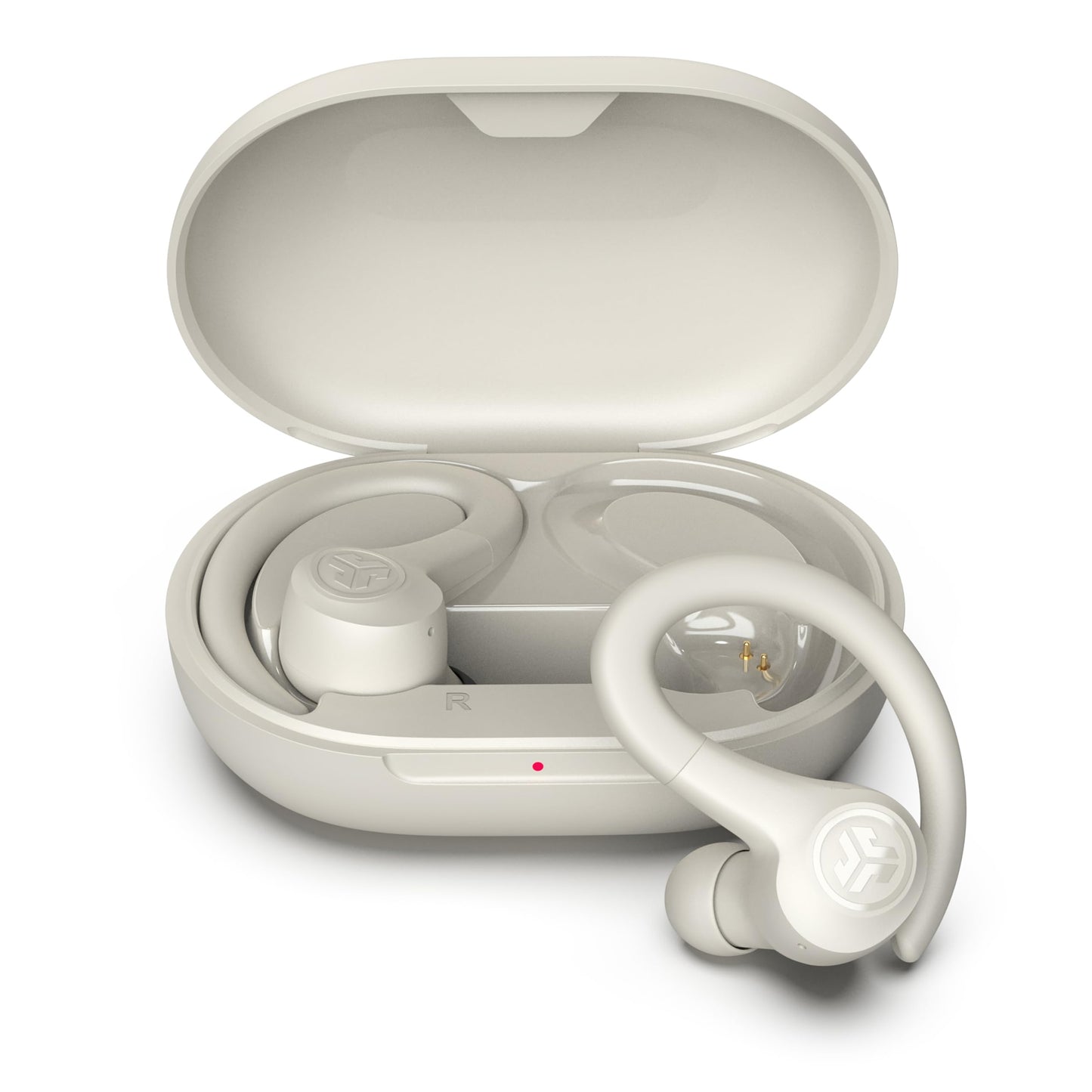 JLab Go Sport+ Wireless Workout Earbuds Featuring C3 Clear Calling, Secure Earhook Sport Design, 32+ Hour Bluetooth Playtime, and 3 EQ Sound Settings (Graphite)