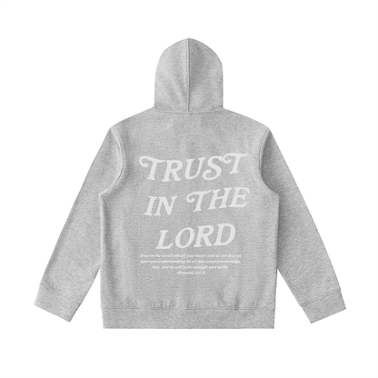 Essential Heavyweight High Neck  Zip-Up Hoodie