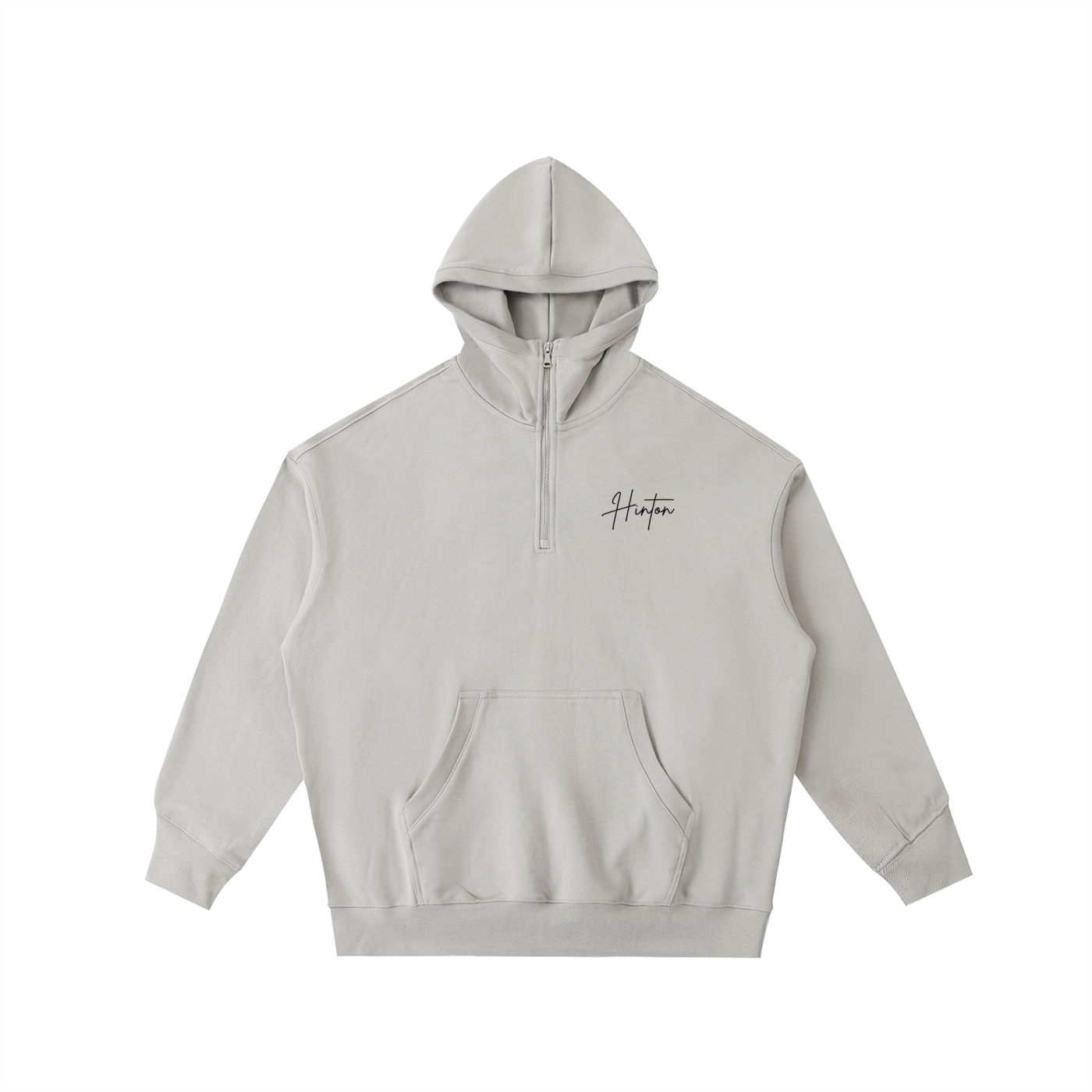 Big Hood Half-Zip Fleece Hoodie