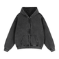 Zip-Through Boxy Fleece Hoodie