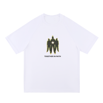 Raglan Sleeve Mesh T-Shirt