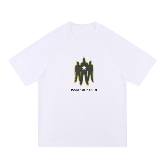 Raglan Sleeve Mesh T-Shirt