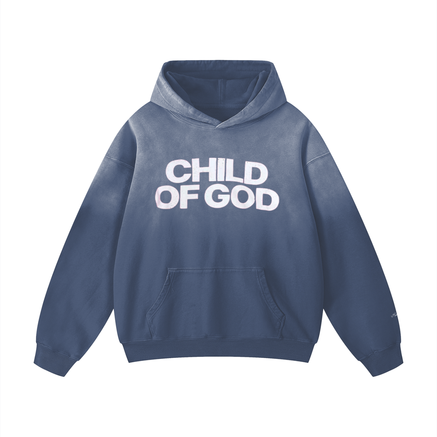 Heavyweight Sunfade Oversized "CHILD OF GOD" Hoodie