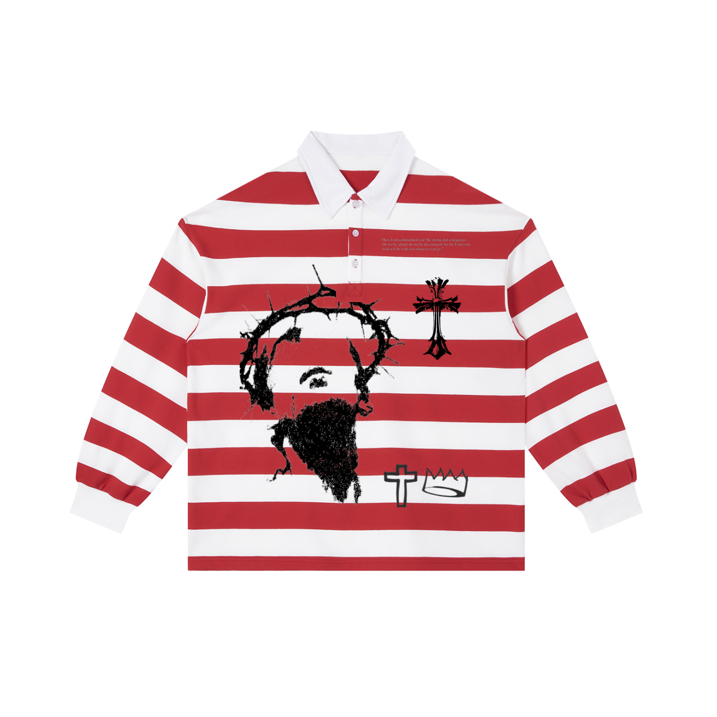 Color Block Stripe Polo Shirt