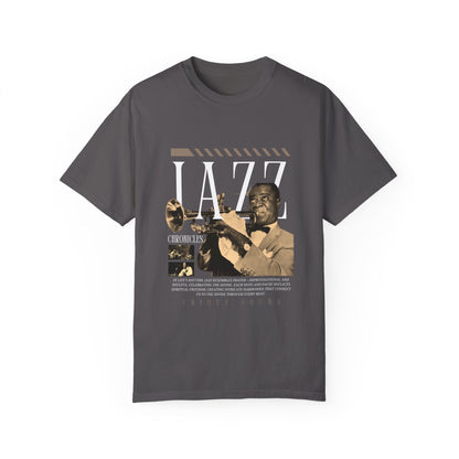 Jazz Chronicles Unisex Garment-Dyed T-Shirt - Unique Sound Design