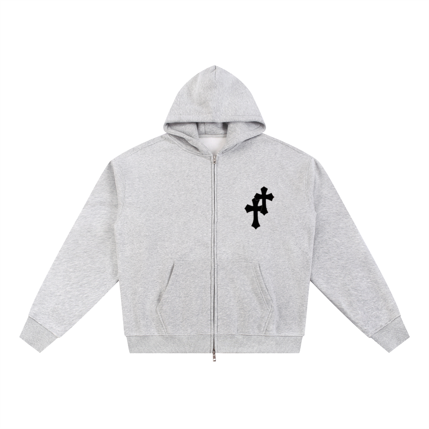 Essential Fleece Zip-Through Hoodie