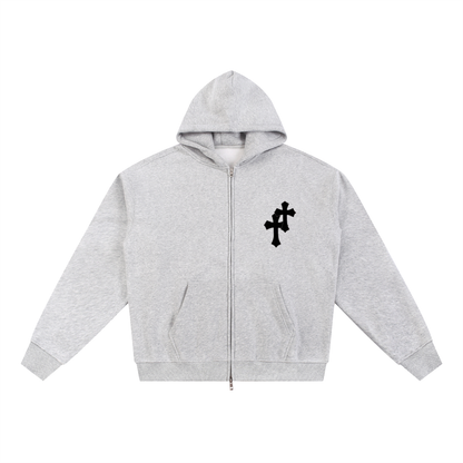 Essential Fleece Zip-Through Hoodie