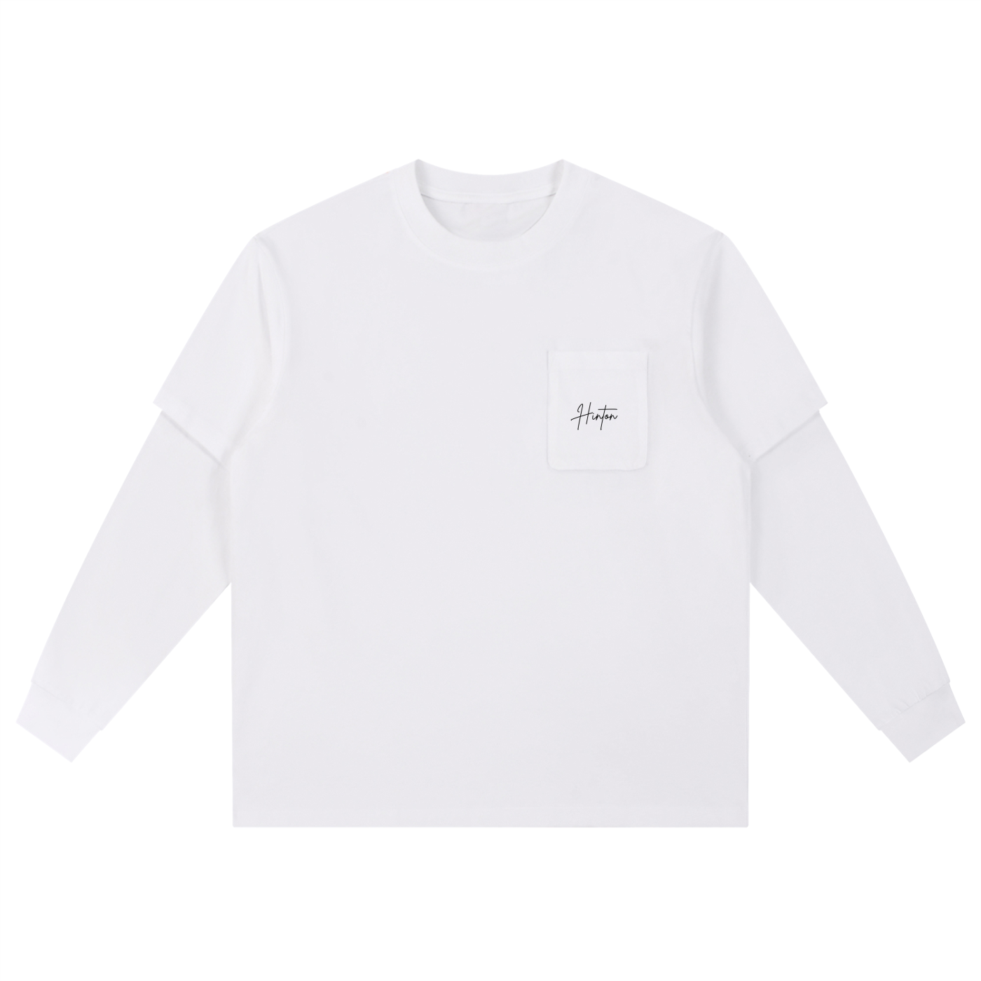 Layered Long Sleeve Oversized Tee