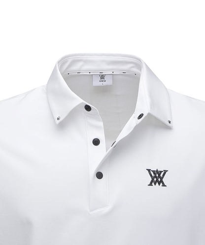 ANEW Golf: Men Sleeve Signature Logo T-Shirt - White