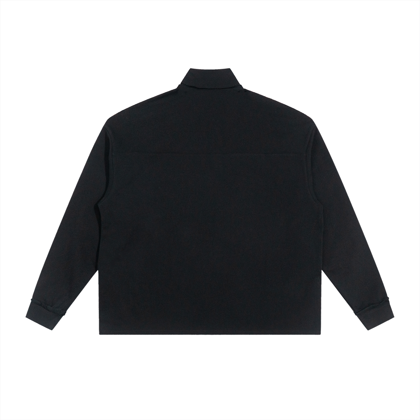 quarter-Zip Rolled Edge Fleece Sweatshirt