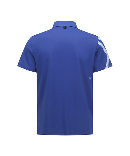 ANEW Golf: Men Sleeve Signature Logo T-Shirt - R/Blue