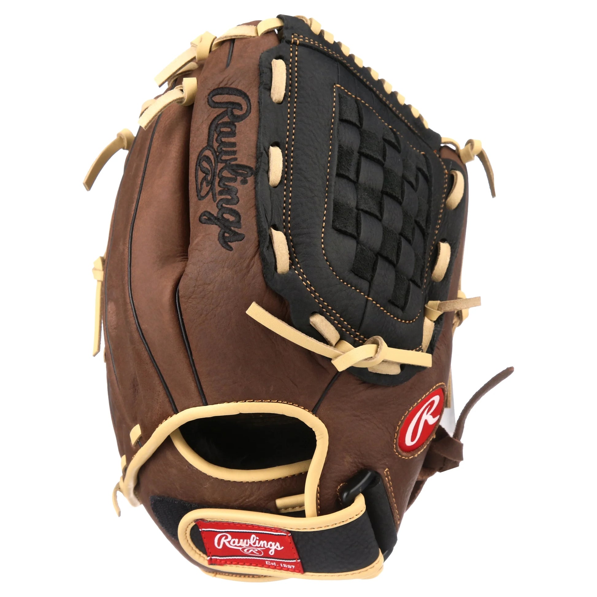 12.5" RBG36 Recreational Baseball & Softball Glove, All-Leather Shell, Right Hand Throw