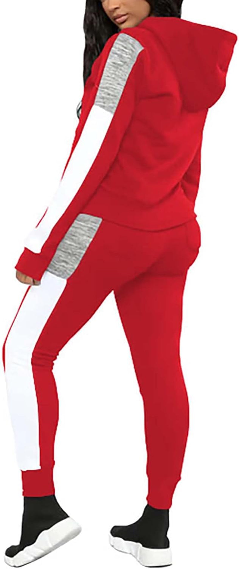 Sweatsuits for Women Set 2 Piece Outfit Long Sleeve Hoodies Jogging Suits Sweatpants Lounge Tracksuit with Pocket