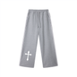Contrast Tape Straight-Leg Sweatpants