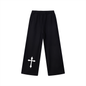 Contrast Tape Straight-Leg Sweatpants