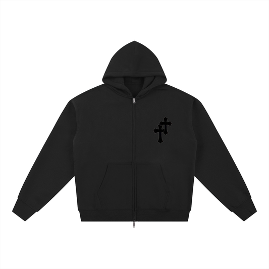 Essential Fleece Zip-Through Hoodie