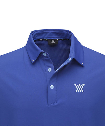 ANEW Golf: Men Sleeve Signature Logo T-Shirt - R/Blue