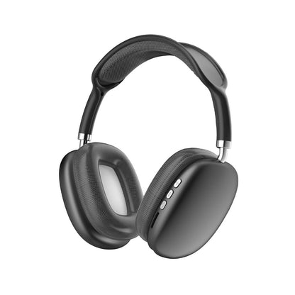 Max P9 Pro Bluetooth Headset Unmatched HiFi Audio, Advanced Noise Cancellation, and Water-Resistant for Sports (Black)