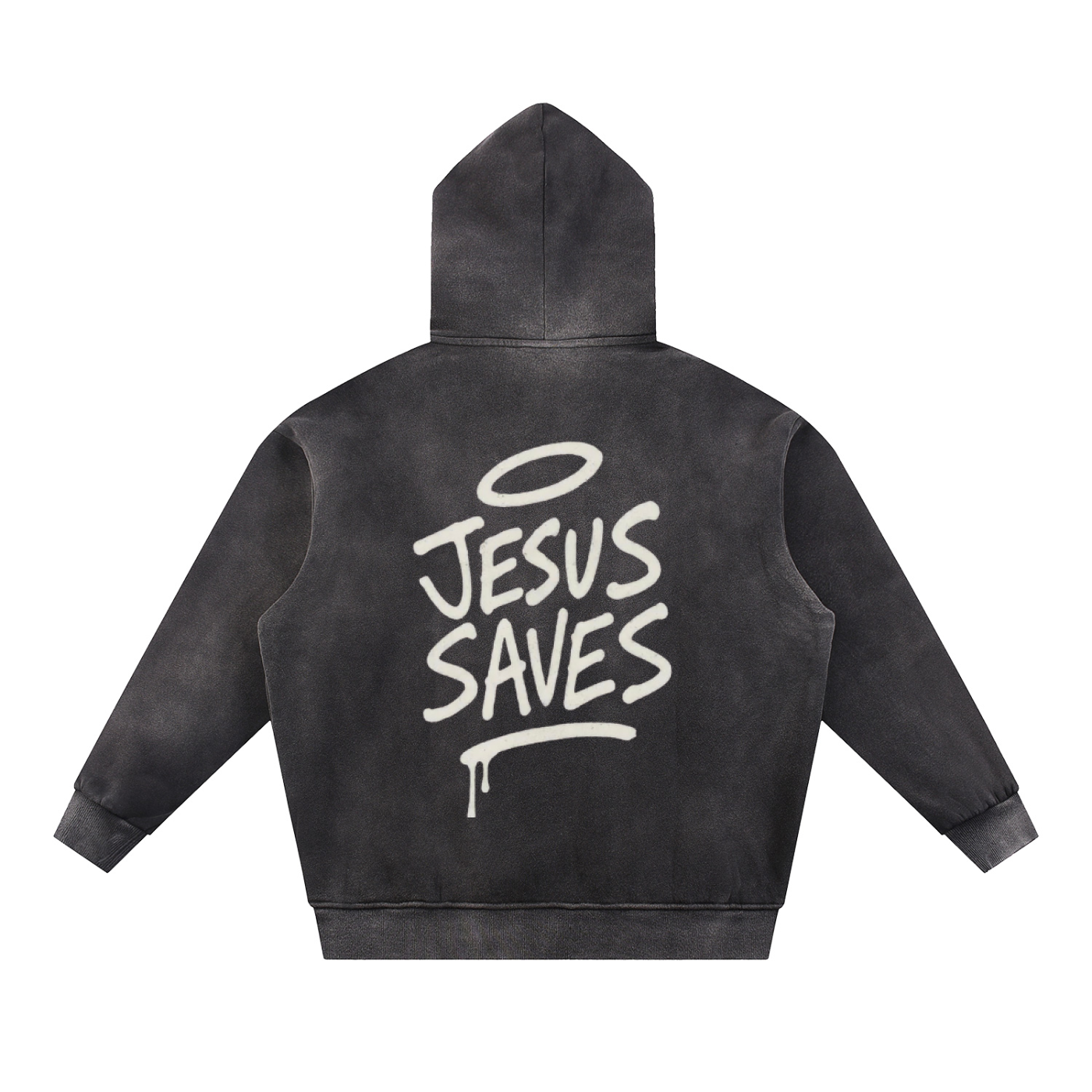 Sun Fade Contrast Tape Fleece Hoodie