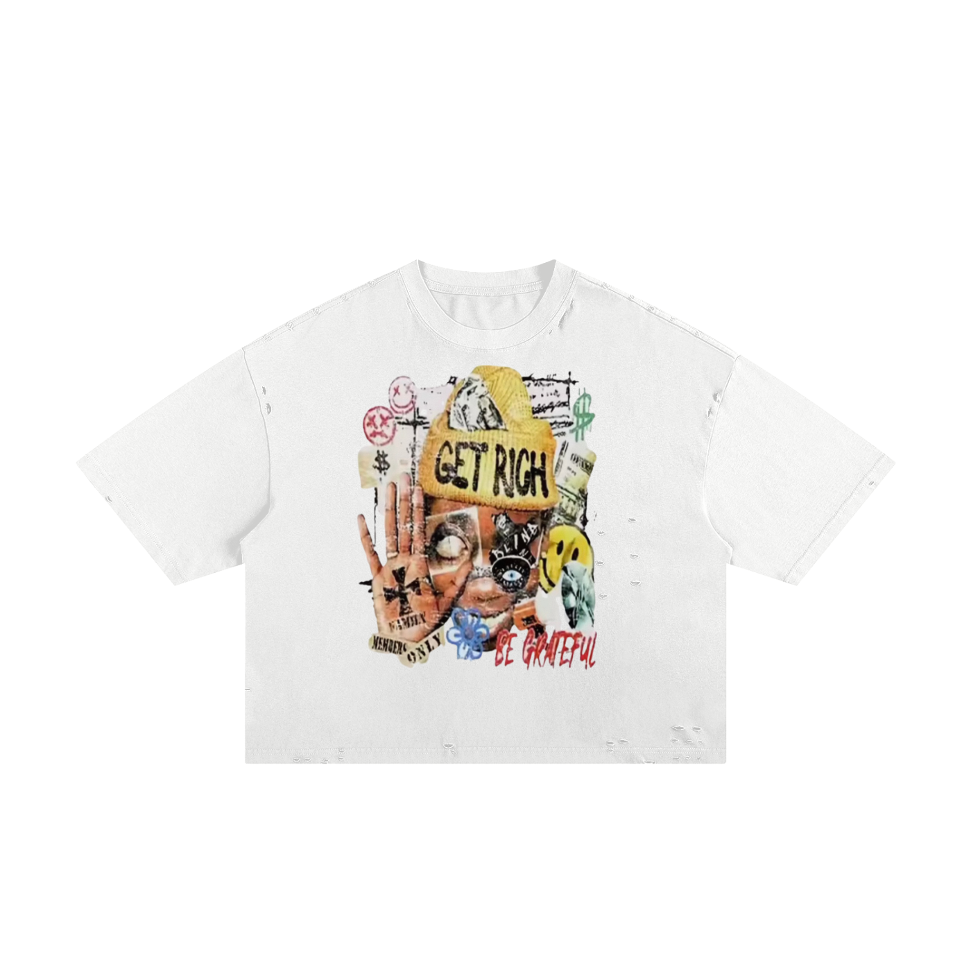 Classic Frayed Boxy Tee