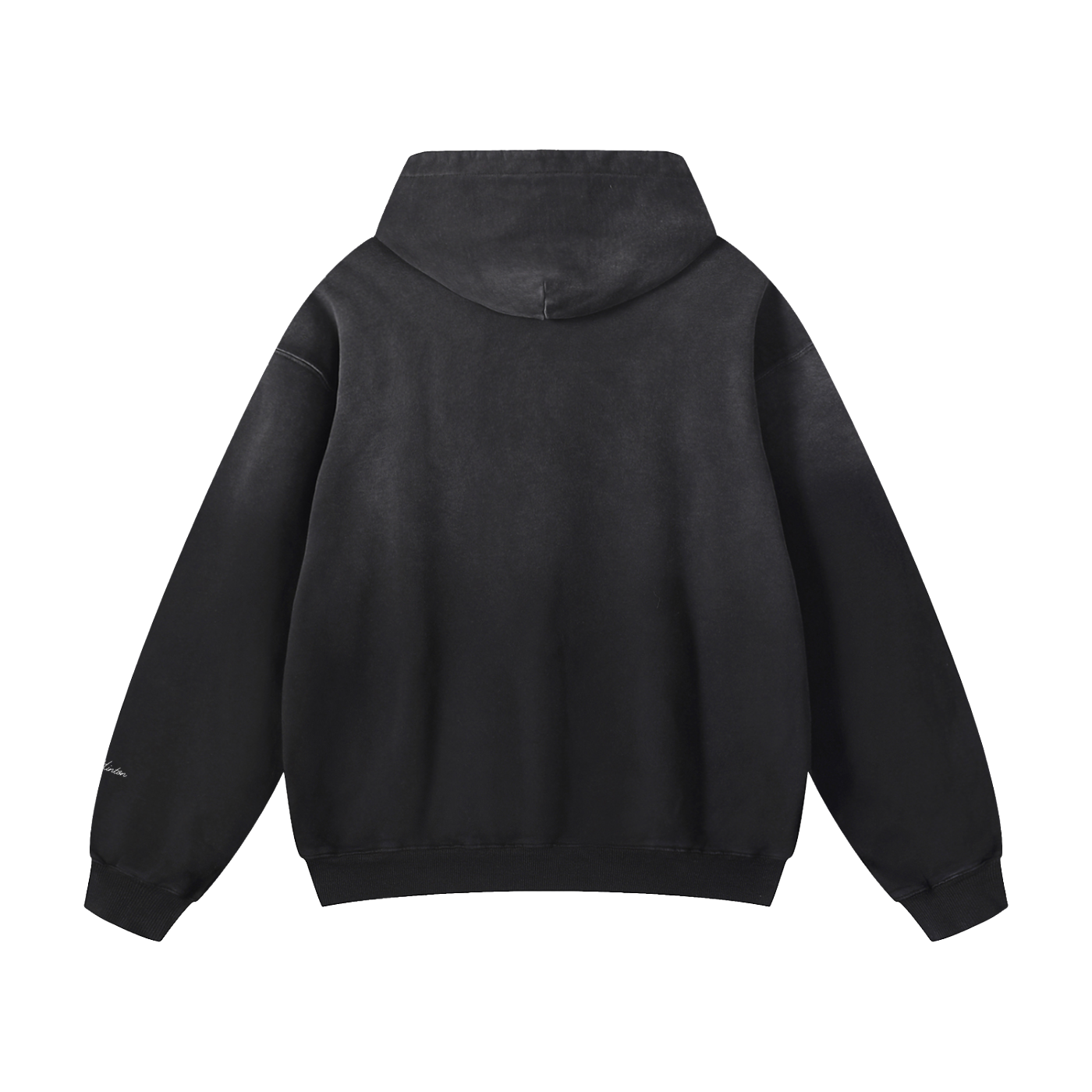lightweight "Follow Christ" Sunfade Oversized Hoodie