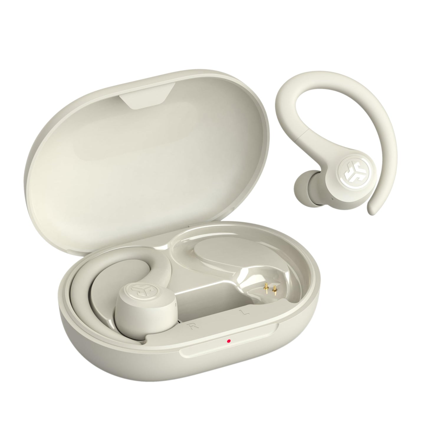 JLab Go Sport+ Wireless Workout Earbuds Featuring C3 Clear Calling, Secure Earhook Sport Design, 32+ Hour Bluetooth Playtime, and 3 EQ Sound Settings (Graphite)
