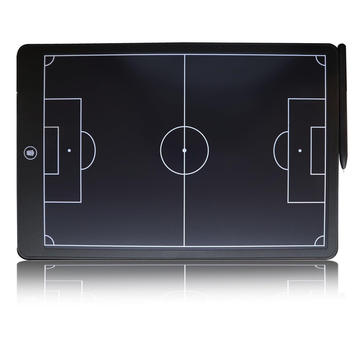 16'' LCD Screen Tactical Coaching Marker Board, Electronic Board with Stylus Pen,with Lock Function,for Coach Basketball Soccer