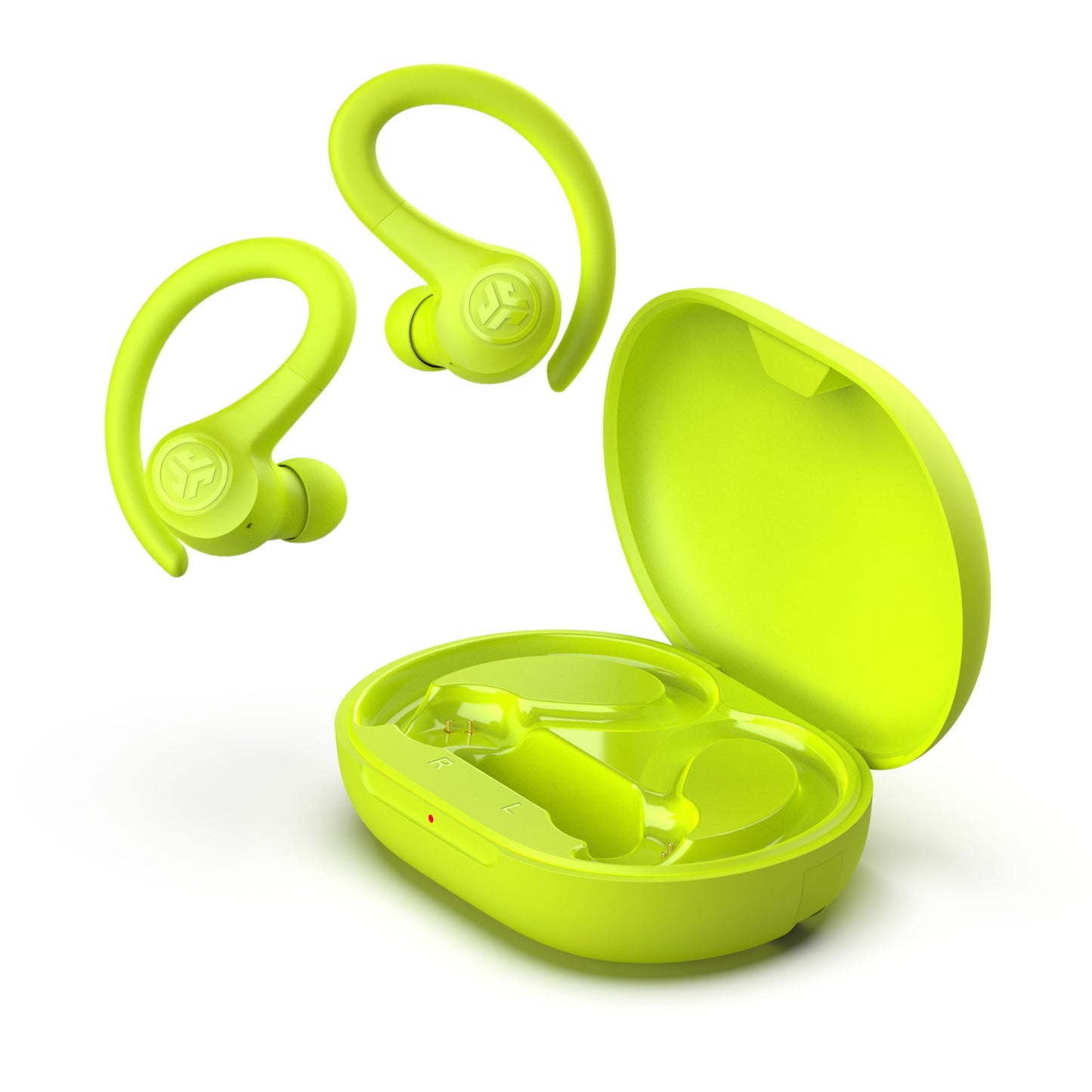 JLab Go Sport+ Wireless Workout Earbuds Featuring C3 Clear Calling, Secure Earhook Sport Design, 32+ Hour Bluetooth Playtime, and 3 EQ Sound Settings (Graphite)