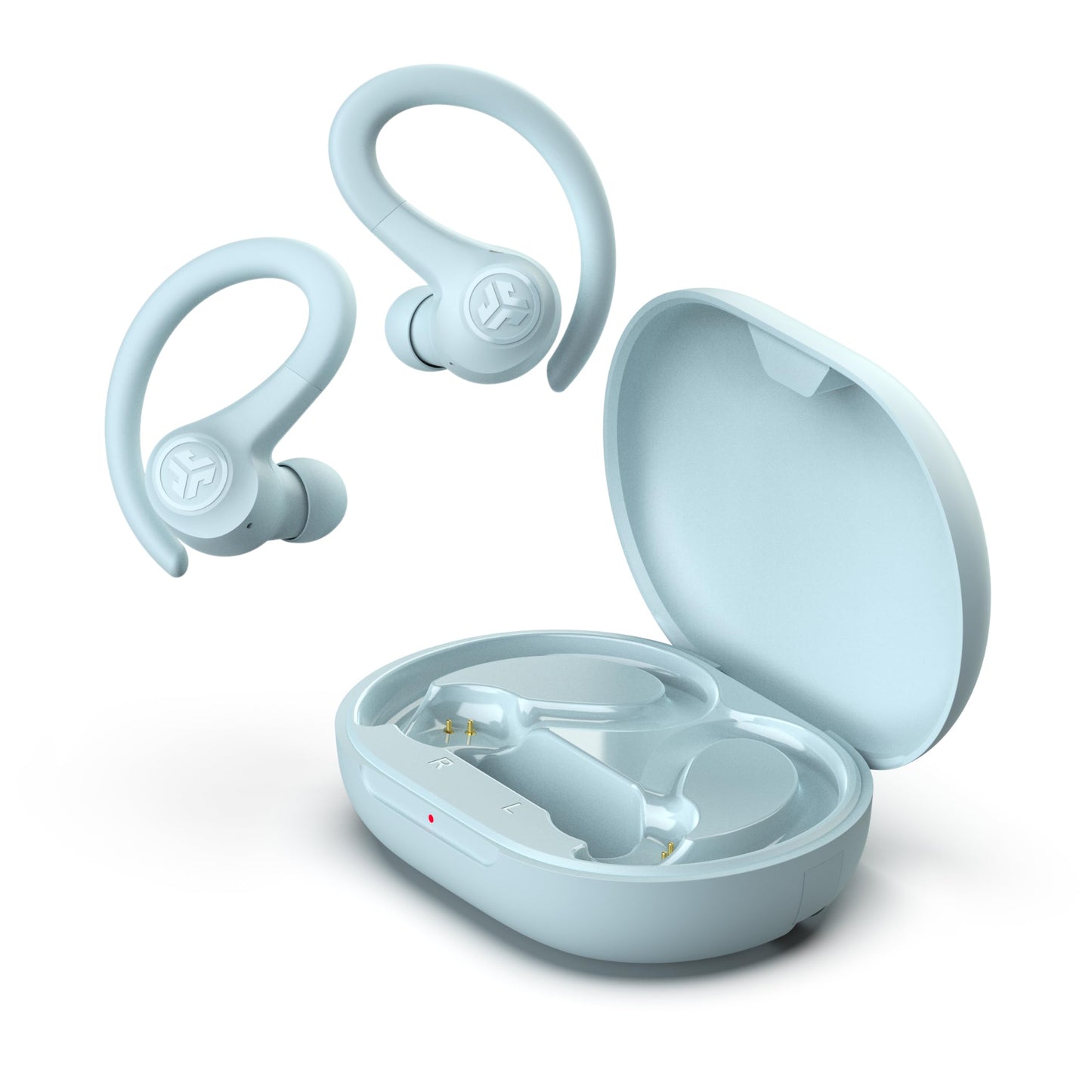 JLab Go Sport+ Wireless Workout Earbuds Featuring C3 Clear Calling, Secure Earhook Sport Design, 32+ Hour Bluetooth Playtime, and 3 EQ Sound Settings (Graphite)