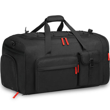 TUGUAN Large Capacity Baseball & Softball Duffle Bag with Shoe Compartment - Portable Bat Backpack for Adults, Coaches, and Teams 65L Storage for Catcher Gear & Equipment