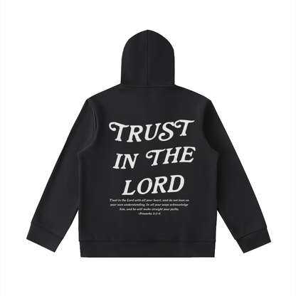 Essential Heavyweight High Neck  Zip-Up Hoodie