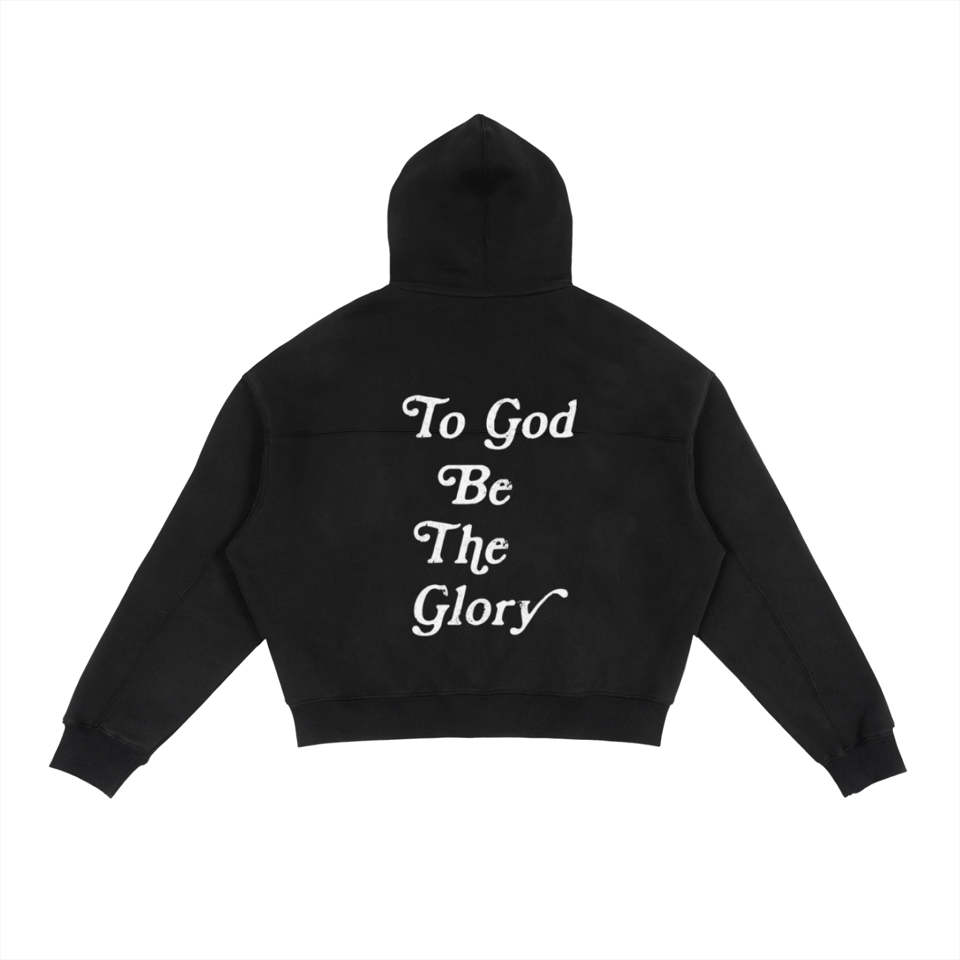 Fleece Zip-Up Boxy Hoodie