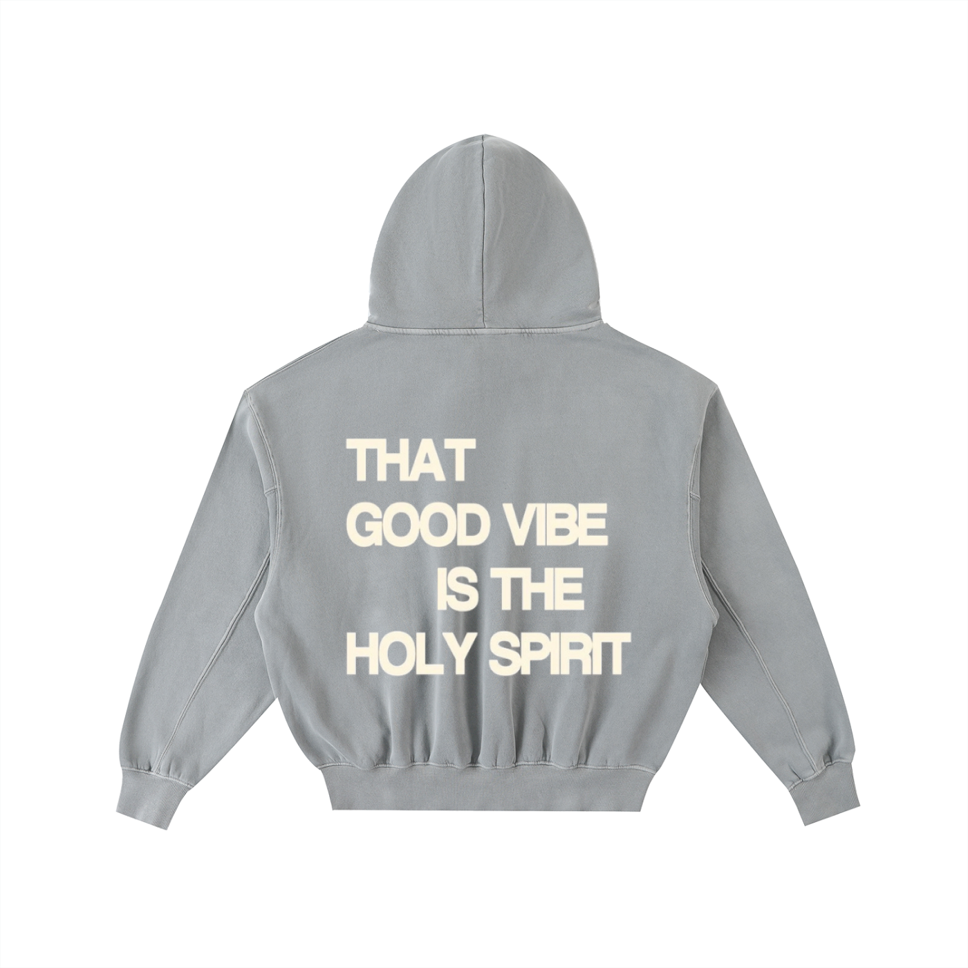 Frayed Enzyme Washed Fleece Hoodie