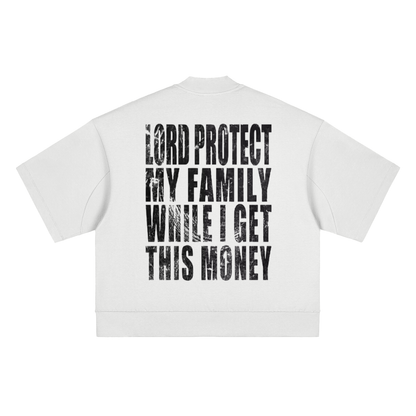 Heavyweight Oversized Mock Neck T-shirt