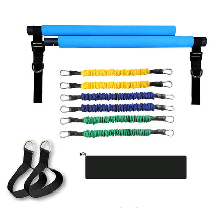 Adjustable Pilates Resistance Stick Sporting Goods