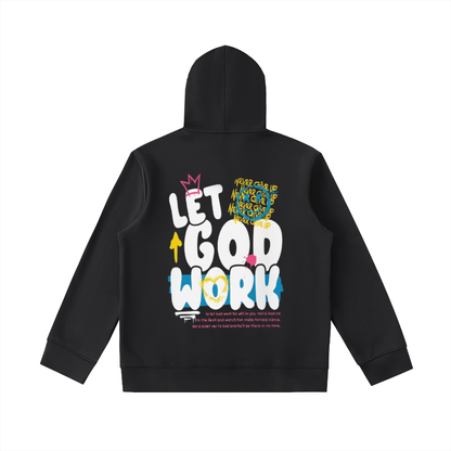 Essential Heavyweight High Neck  Zip-Up Hoodie