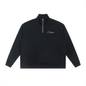 quarter-Zip Rolled Edge Fleece Sweatshirt