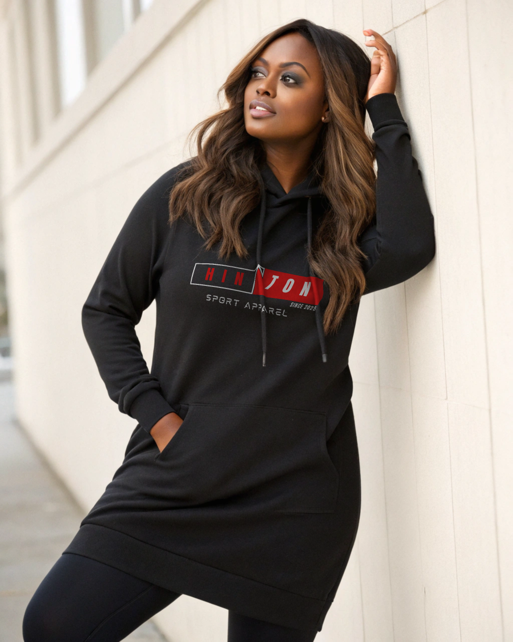 Signature Hooded Sweatshirt Dress