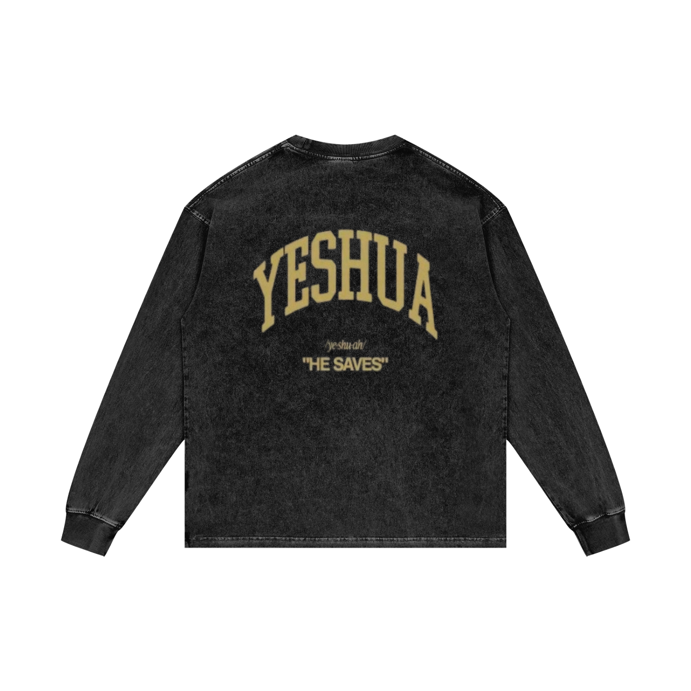 Acid Wash Oversize Long Sleeve T-Shirt