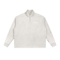 quarter-Zip Rolled Edge Fleece Sweatshirt