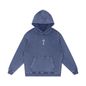 Snow Washed Loose Cotton Hoodie
