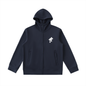 Essential Heavyweight High Neck  Zip-Up Hoodie