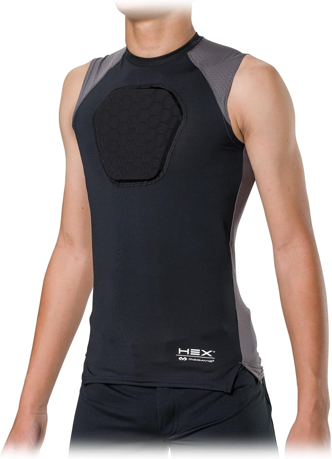 Youth Chest Protector Baseball Heart Guard Sternum Protection Compression Shirt. HEX Padded Shirt