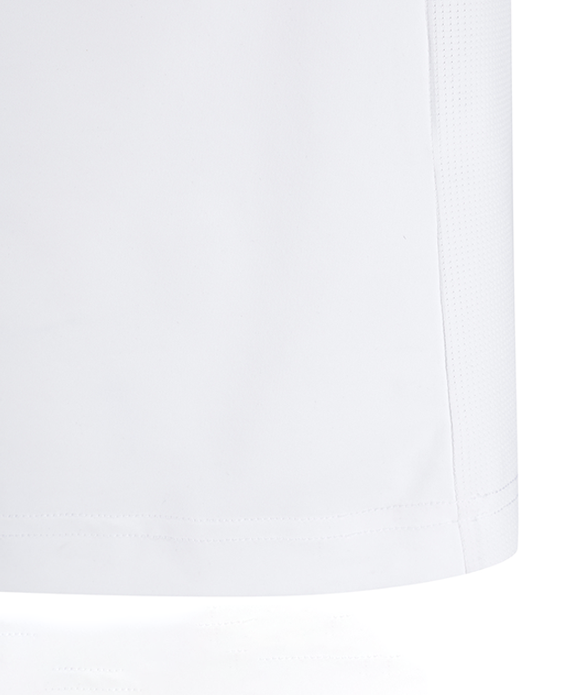 ANEW Golf: Men Back Triangular Point Short T-Shirt - White